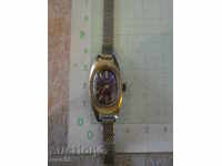 Clock "Luch" ladies handmade with a Soviet working chain