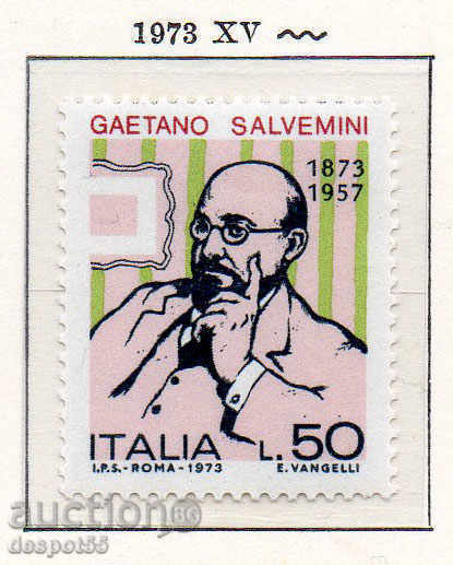 1973 Ιταλία. Gaetano Salvemini (1873-1957), ένας ιστορικός.