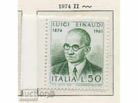 1974 Italia. Luigi Enaudi (1874-1961), economist și politician