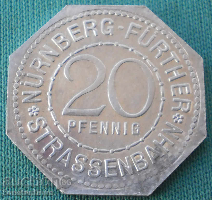Germaniya Notgeld 20 pfennig 1920 UNC cu preț € 5.62 | 10.99 BGN