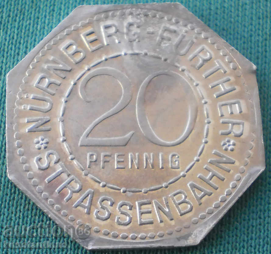 Germaniya Notgeld 20 pfennig 1920 UNC cu preț € 5.62 | 10.99 BGN