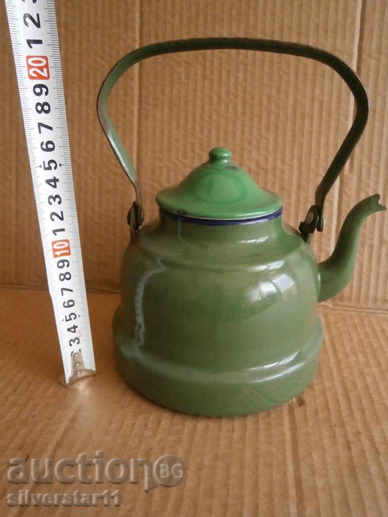 enamelled teapot 60te with price 35.00 BGN | € 17.90 enamelled teapot 60te with price 35.00 BGN | € 17.90
