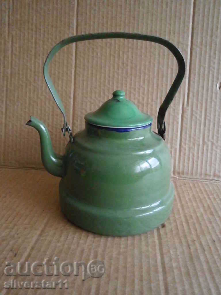 Auction enamelled teapot 60te Auction enamelled teapot 60te