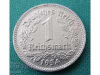 Germany III Reich 1 Mark 1934 D Rare