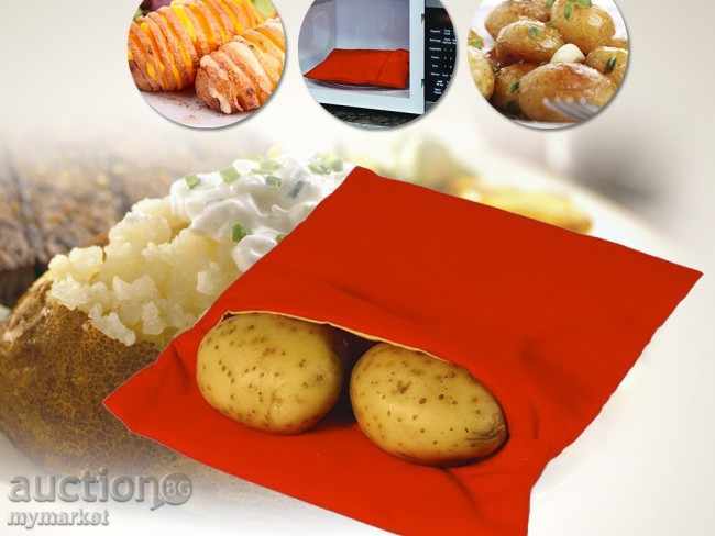 Auction Cooked aromatic potatoes in just 4 minutes in the microwave Auction Cooked aromatic potatoes in just 4 minutes in the microwave