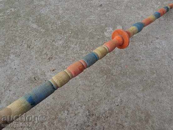 Hurka wooden spindle old primitive - 6 Hurka wooden spindle old primitive - 6