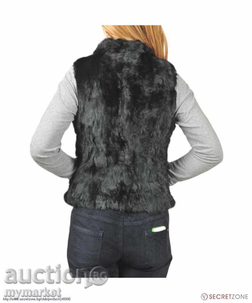 vestă de lux blana de iepure moale cu preț 178.00 BGN | € 91.01