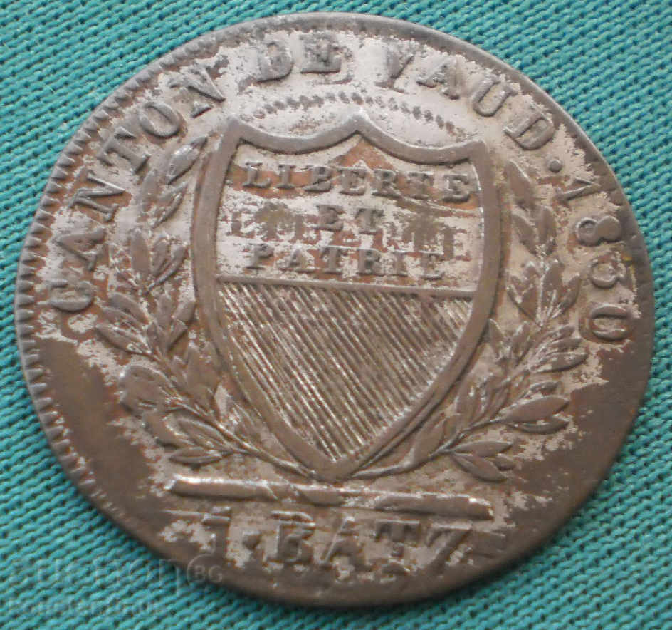 Vaud Nadpechatka 1 Battsen 1830 Foarte rare cu preț € 43.46 | 85.00 BGN