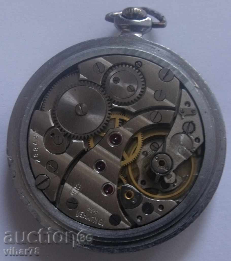 Παράδοση mole - κρύσταλλο ρολόι τσέπης 18 πέτρας Παράδοση mole - κρύσταλλο ρολόι τσέπης 18 πέτρας