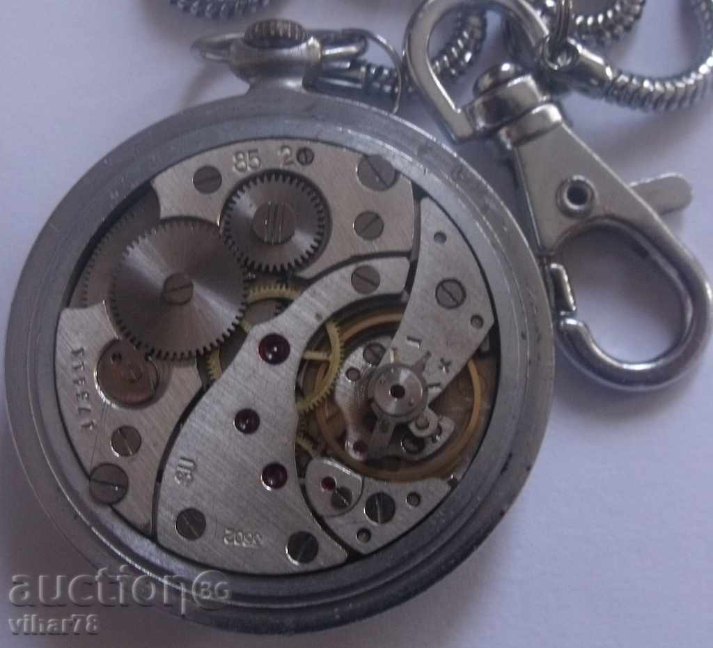 Παράδοση mole - κρύσταλλο ρολόι τσέπης 18 πέτρας Παράδοση mole - κρύσταλλο ρολόι τσέπης 18 πέτρας