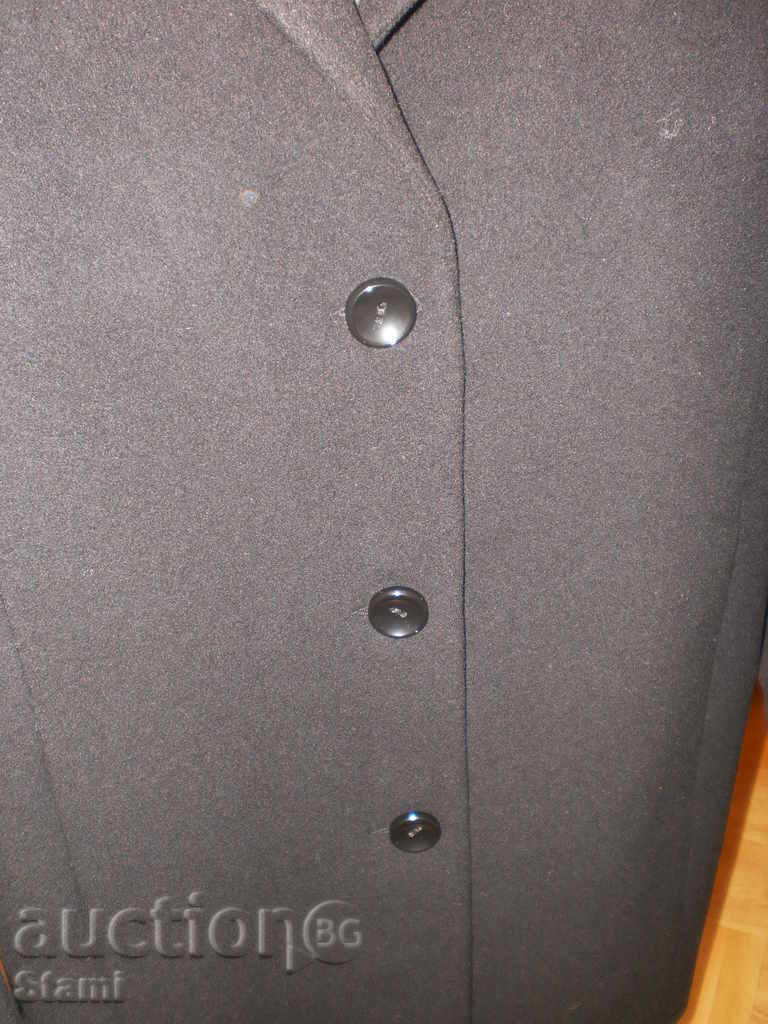 Ladies classic ADAGIO black coat, new, size EU 40 - 5 Ladies classic ADAGIO black coat, new, size EU 40 - 5