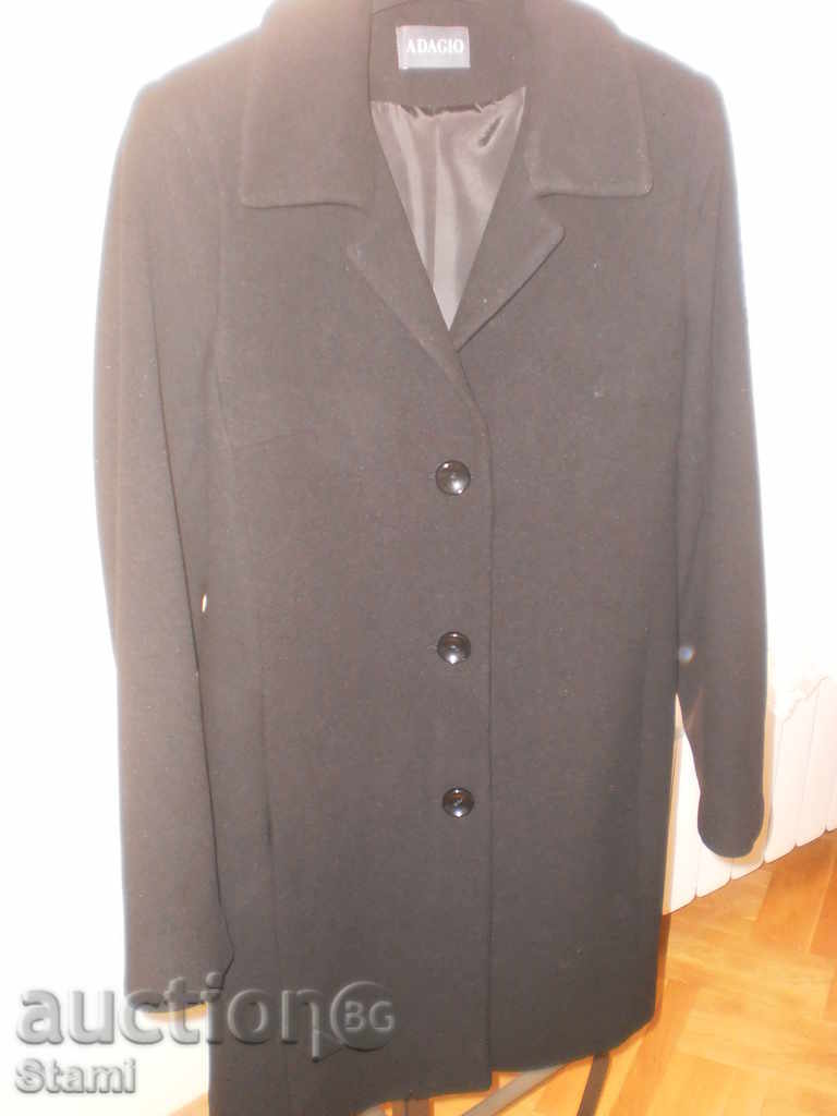 Ladies classic ADAGIO black coat, new, size EU 40 - 6 Ladies classic ADAGIO black coat, new, size EU 40 - 6