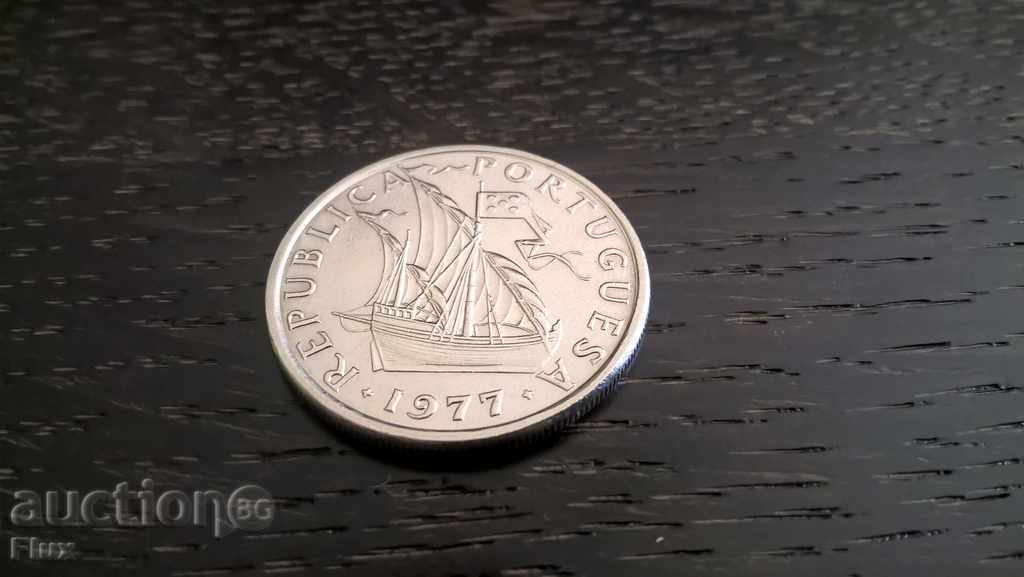 Delivery of Coin - Portugal - 5 escudo 1977 Delivery of Coin - Portugal - 5 escudo 1977