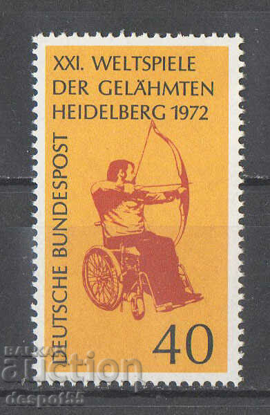 1972. FGR. 21 Special Olympics Heidelberg.