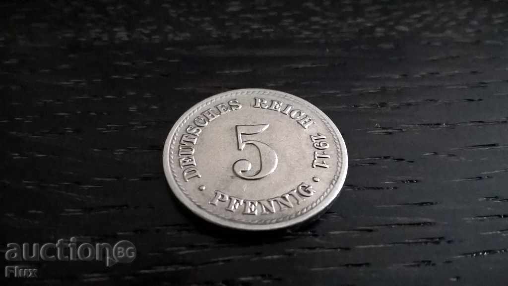 Reich Coin - Germany - 5 Phenicia 1911; series A with price 4.50 BGN | € 2.30 Reich Coin - Germany - 5 Phenicia 1911; series A with price 4.50 BGN | € 2.30