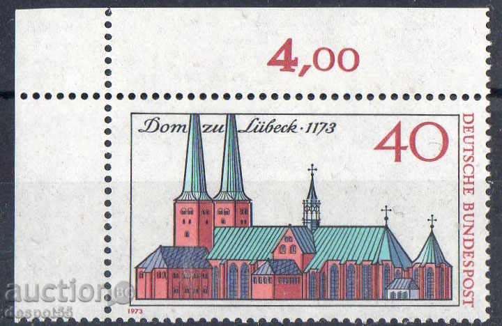 1973. FGD. 800-year-old cathedral in Luebeck.