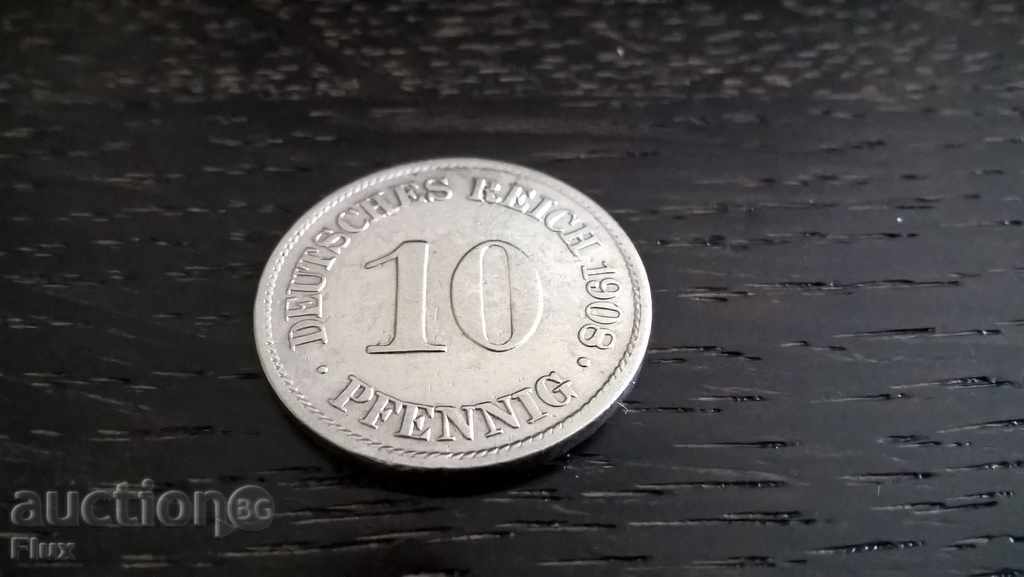 Reich Coin - Germany - 10 Phenicia 1908; series A with price 4.25 BGN | € 2.17 Reich Coin - Germany - 10 Phenicia 1908; series A with price 4.25 BGN | € 2.17