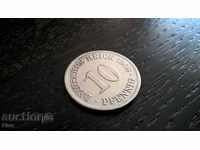 Ράιχ Coin - Γερμανία - 10 εκατοστά του μάρκου | 1908.? σειρά Α