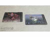 Collection of FOOT cards Spider Men