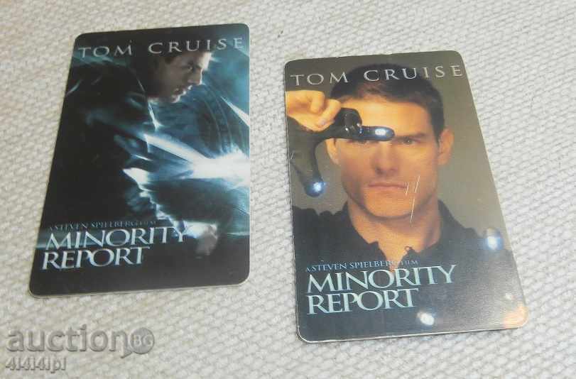 Collection of FOOT cards Tom Cruise