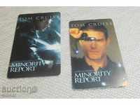 Collection of FOOT cards Tom Cruise