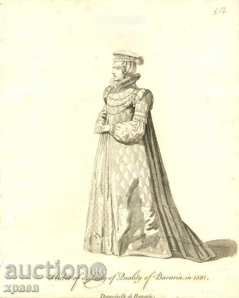 1757 - BABY WOMEN'S COSTUME 1581 - GRAVYRA - ORIGINAL
