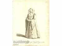 1757 - COSTUMUL FEMEII 1588 - GRAVYRA - ORIGINAL