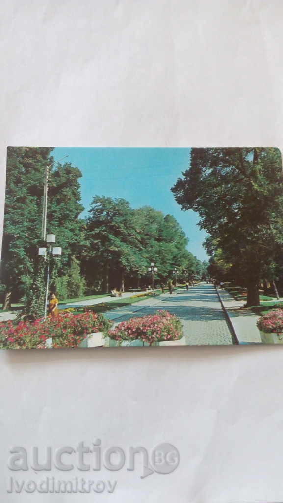Postcard Sandanski City Park 1983