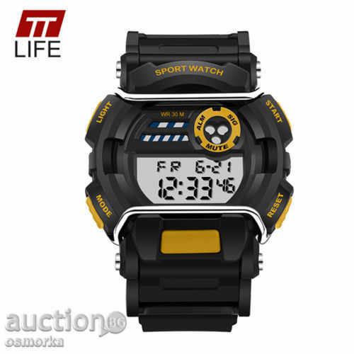 Auction  Sanda sports watch stopwatch alarm sports features 1