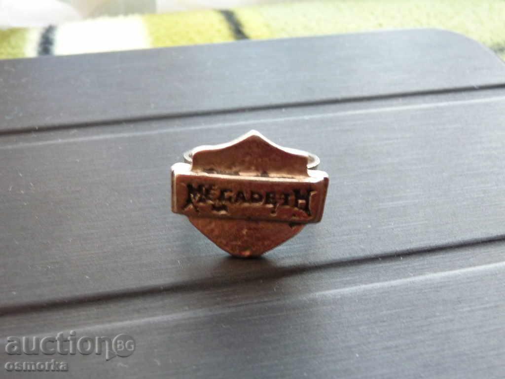 Delivery of Heavy Metal Ring Megadeth Megadeth Metal Metalist rocker rocker