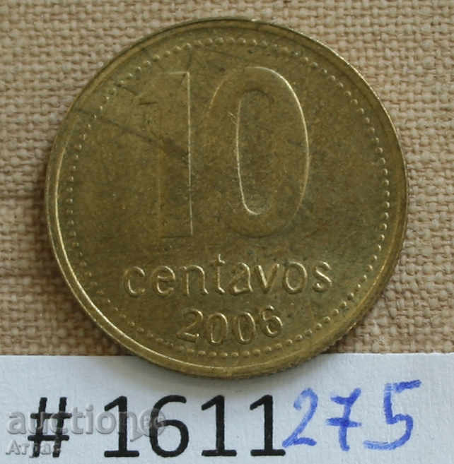 10 центавос 2006 Аржентина