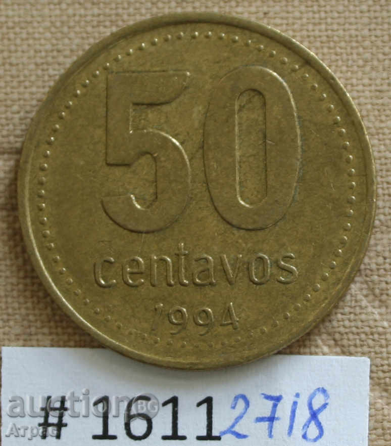 50 tsentavos 1994 Argentina