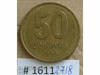 50 tsentavos 1994 Argentina