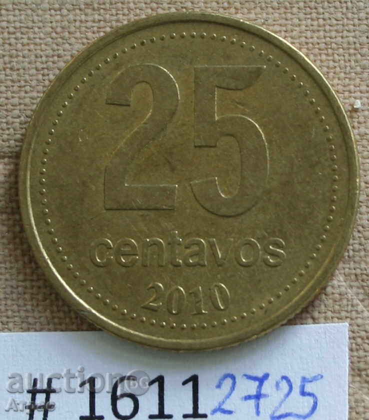 25 центавос 2010 Аржентина