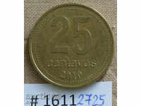 25 центавос 2010 Аржентина