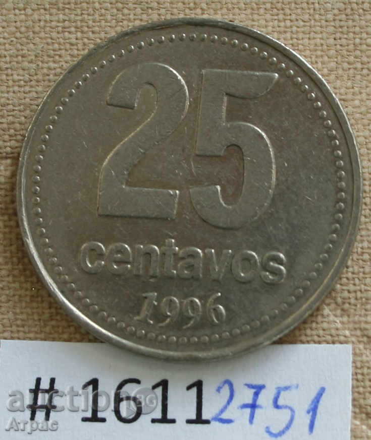 25 cent 1996 Argentina