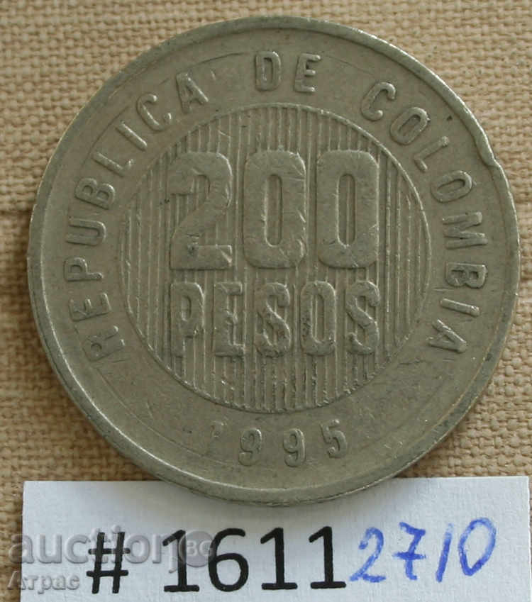 200 pesos 1995 Colombia