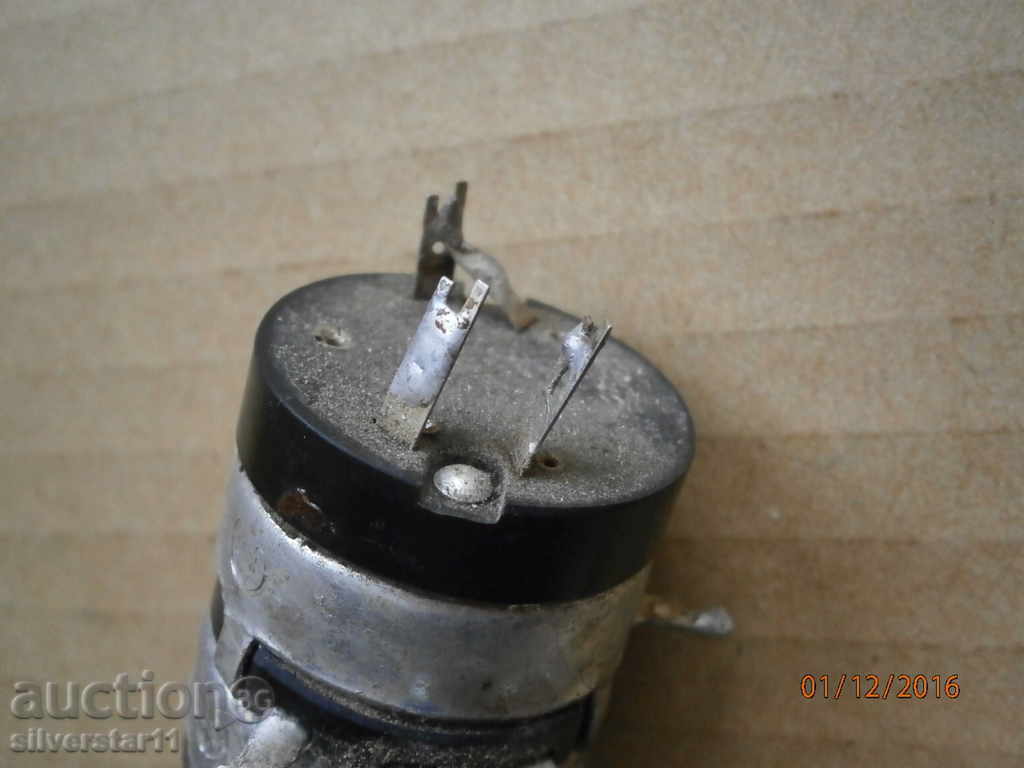 antique part double potentiometer with key - 5 antique part double potentiometer with key - 5