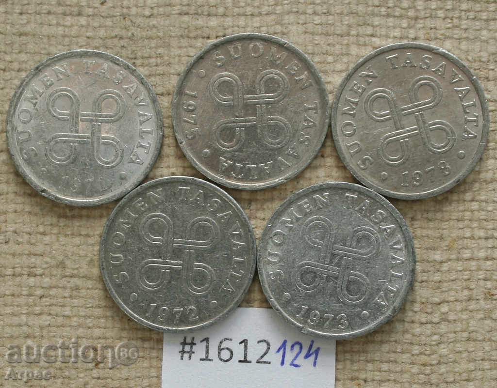 monede Lot Finlanda -1 penny cu preț € 0.51 | 1.00 BGN