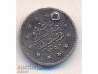 Turkey currus 1255 / yr.13 = 1852 silver, R
