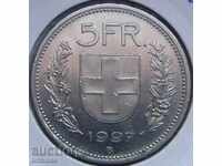 Switzerland 5 fr.1997c