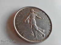 5 francs 1966 silver 12.5 grams 900 sample