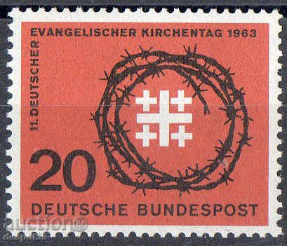 1963. ГФР. Немска евангелистка църква в Дортмунд.