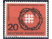 1963. FGR. Biserica evanghelică germană din Dortmund.