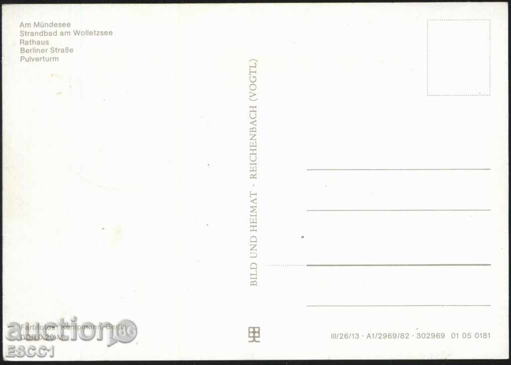 Postcard Angermude Views 1982 from Germany GDR with price 1.50 BGN | € 0.77 Postcard Angermude Views 1982 from Germany GDR with price 1.50 BGN | € 0.77