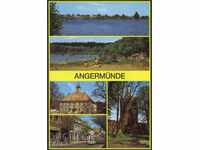 Пощенска картичка Ангермунде Изгледи 1982   от Германия ГДР