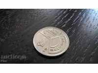 Монета - Белгия - 1 франк | 1989г.