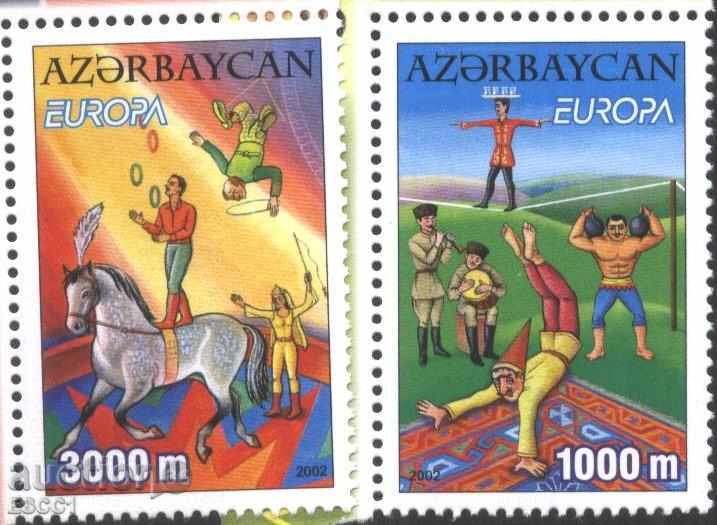 Καθαρό Μάρκες Ευρώπη Σεπτέμβριο του 2002 από το Αζερμπαϊτζάν