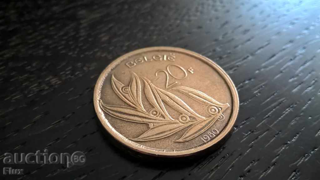 Coin - Belgium - 20 francs | 1980