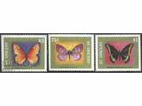 Чисти марки Фауна Насекоми Пеперуди 1989 от Сейнт Винсент